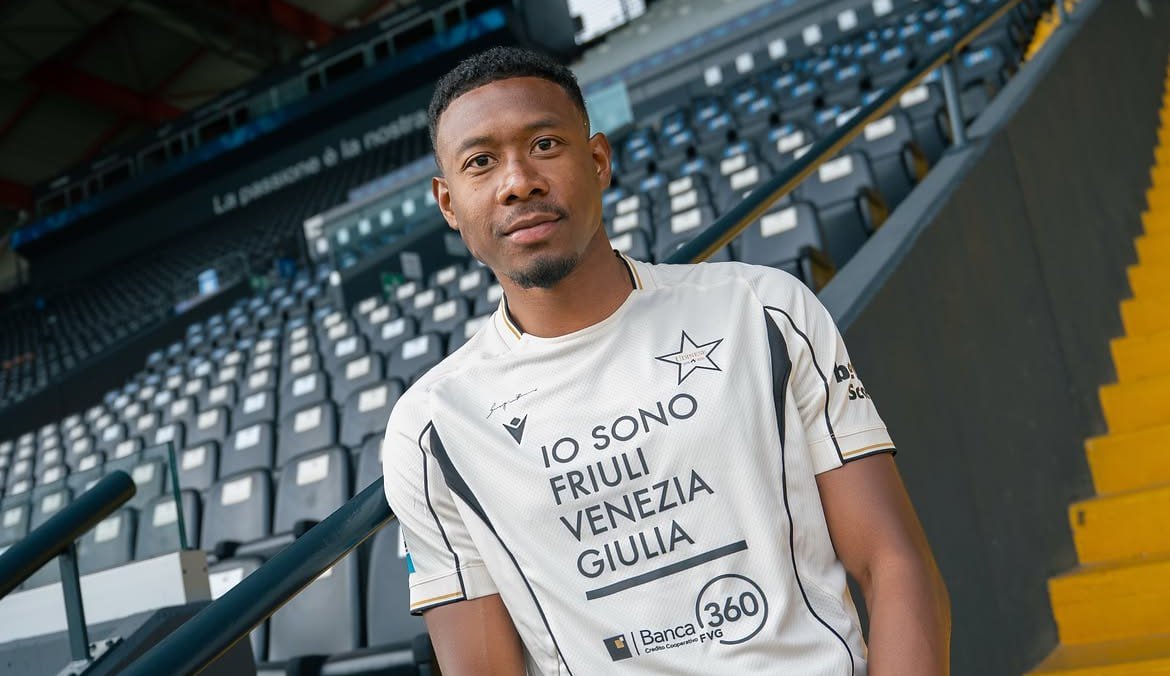 Udinese sign David Alaba on a free transfer